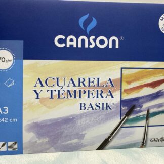 Papel Acuarela/ Tempera A3