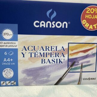 Papel Acuarela/Tempera A4