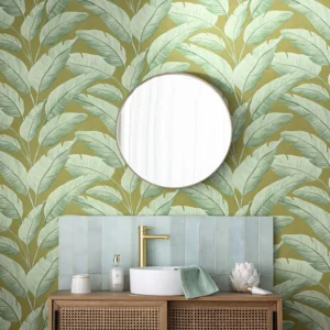papel pintado palmeras