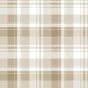 Papel pintado cuadros escoceses estilo tartán e inglés