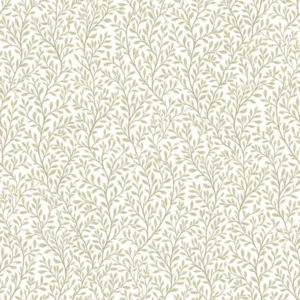 Papel pintado hojas pequeñas patrón vegetal delicado